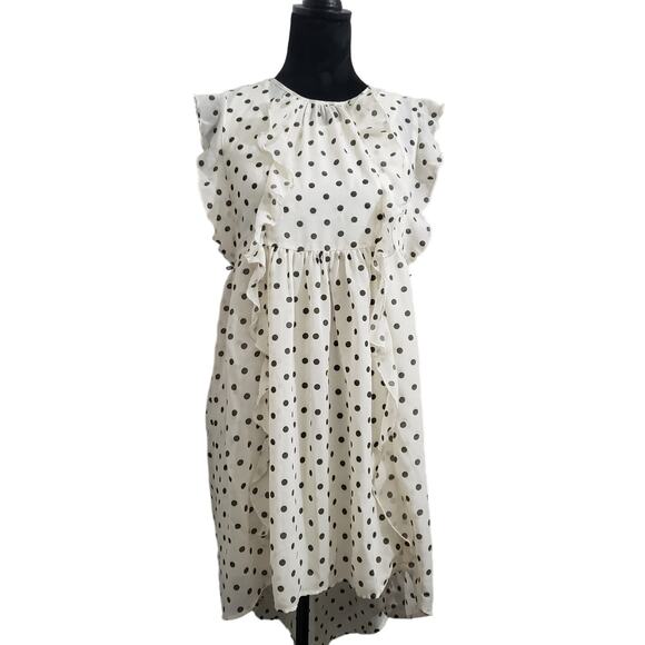 D-SIGNED by DISNEY Polka Dot Ruffle Dress size large (14-16) - Picture 1 of 16